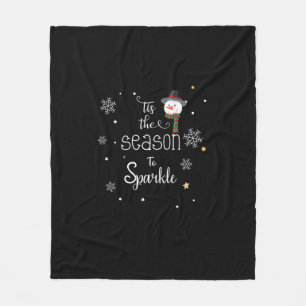 Kerstmis Is Het Seizoen Om Te Fonkel Fleece Deken