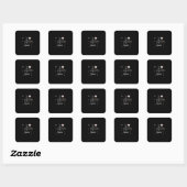 Kerstmis Is Het Seizoen Om Te Fonkel Vierkante Sticker (Vel)
