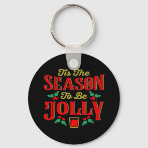 Kerstmis Is Het Seizoen Sleutelhanger