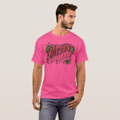 Kerstmis is het seizoen van vreugde Prettig kerstf T-shirt (Voorkant volledig)
