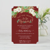 Kerstmis is het Vrijgezellenfeest van het Seizoens Kaart (Staand voorkant)