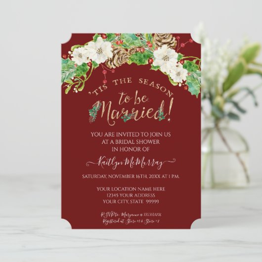 Kerstmis is het Vrijgezellenfeest van het Seizoens Kaart (Staand voorkant)