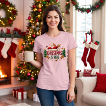 Kerstmis is hier, kerstcadeaus T-shirt
