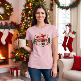 Kerstmis is hier, kerstcadeaus T-shirt