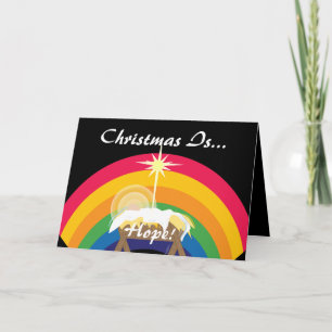 Kerstmis is Hoop! - Pas aan Feestdagen Kaart