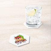 Kerstmis is in de lucht - Bulldog Lovers Kartonnen Onderzetters (Insitu)