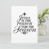 Kerstmis is Jezus Kaart (Staand voorkant)