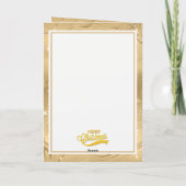  kerstmis is klassiek religieus notitiekaartje (Achterkant)