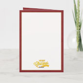  kerstmis is klassiek religieus notitiekaartje (Achterkant)