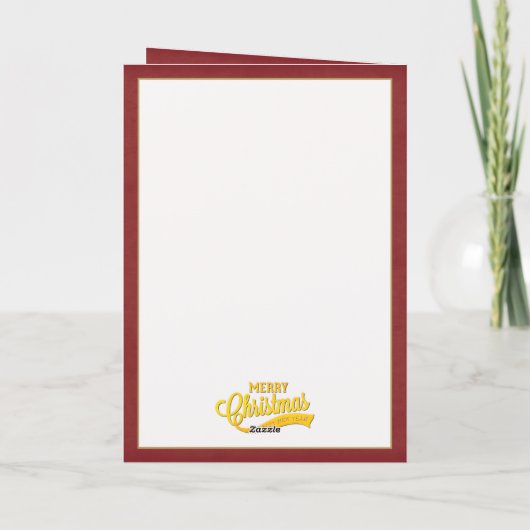  kerstmis is klassiek religieus notitiekaartje (Achterkant)