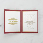  kerstmis is klassiek religieus notitiekaartje (Binnen)