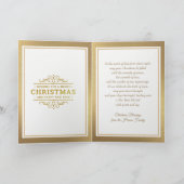 kerstmis is klassiek religieus notitiekaartje (Binnen)