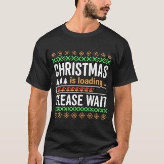 Kerstmis is leuk vakantiefilmpje t-shirt