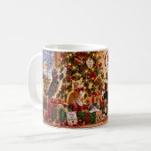 Kerstmis is leuker met katten mok (Voorkant links)