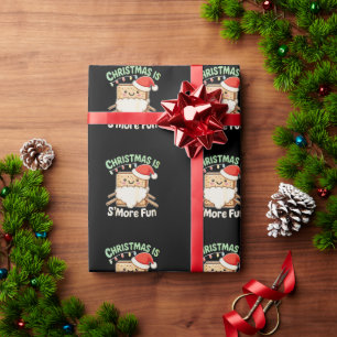 Kerstmis Is Leuker Met S'more Fun Kerstman Hoed Ka Cadeaupapier