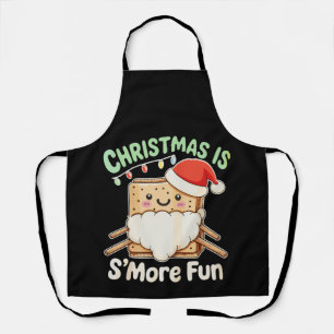 Kerstmis Is Leuker Met S'more Santa Hoed Kamperen Schort