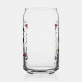Kerstmis is leuker met wijn blikvorm glas (Links)