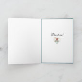 Kerstmis is Liefde - Kerstmis Kaart (Binnen)