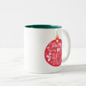 Kerstmis is mijn favoriete plaatje. tweekleurige koffiemok (Voorkant rechts)