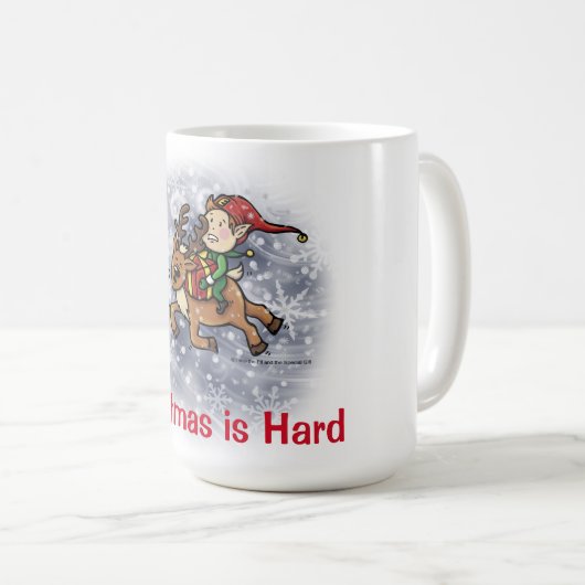 Kerstmis is moeilijk - Ernie en Ralph Blizzard Mok (Voorkant rechts)