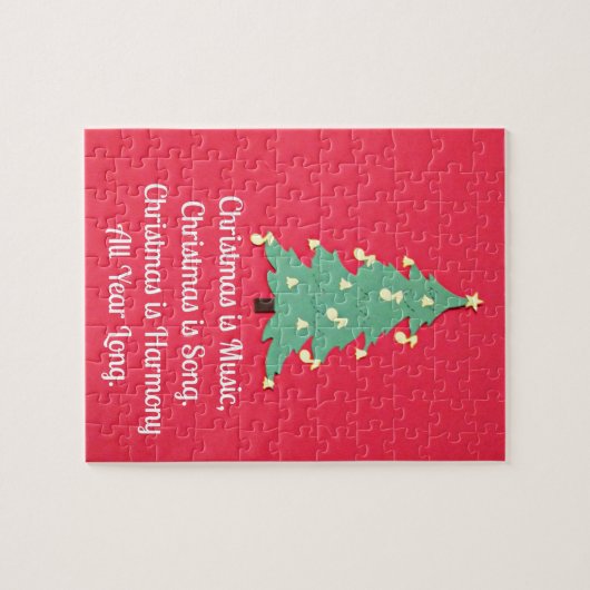 Kerstmis is muziek... legpuzzel (Horizontaal)