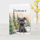 Kerstmis is niet voor jou, dat is oké kaart (Gele Bloem)