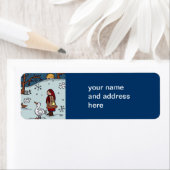 Kerstmis is Oekraïense volkskunst Etiket (Insitu)