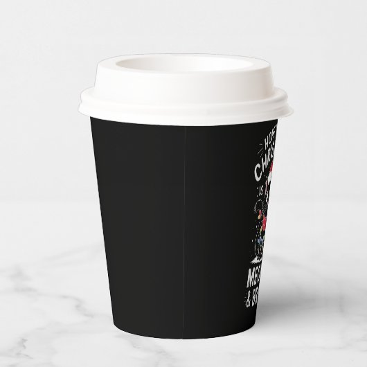 Kerstmis is Poeslief en Helder Katten Kerstmis Papieren Bekers (Rechts)