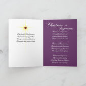 Kerstmis is vergiffenis-aanpast - Gepersonaliseerd Feestdagen Kaart (Binnen)