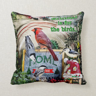 Kerstmis is voor de vogels een kussen