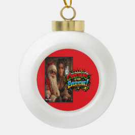 Kerstmis is voor iedereen! keramische bal ornament