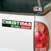 Kerstmis is voor Jezus Christus Unite Bumpersticker (Op Truck)