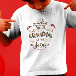 KERSTMIS IS VOOR JEZUS Schattige Christelijk Meisj T-shirt