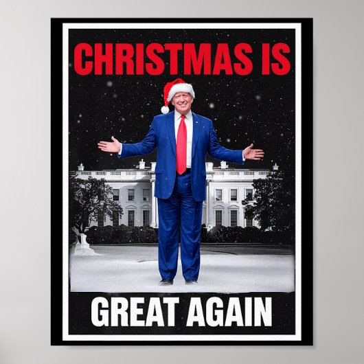 Kerstmis is weer geweldig Xmas pyjama's grappige T Poster (Voorkant)