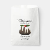 Kerstmis is zo kort dat je bruisende citaat bedankzakje (Voorkant)