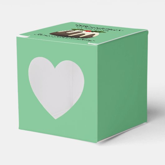 "Kerstmis is zo kort dat je zo brutaal bent" Bedankdoosjes (Voorkant Zijde)