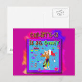 Kerstmis is zo roovy feestdagenkaart (Voorkant / Achterkant)