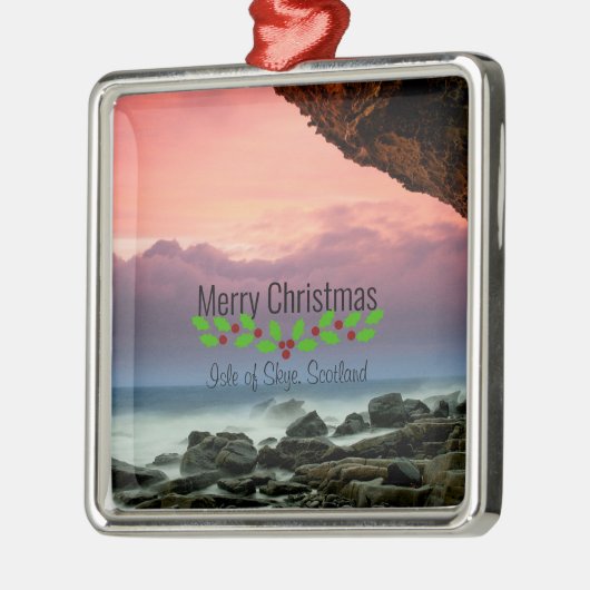 Kerstmis, Isle of Skye, Schotland, Metalen Ornament (Links)