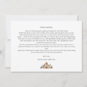 Kerstmis Jaarlijkse Familie Review Schattige Boho  Feestdagenkaart (Achterkant)