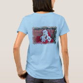 Kerstmis - Jack Russell - Trey T-shirt (Achterkant)