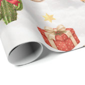 Kerstmis Jackrabbits Inpakpapier (Rol Hoek)
