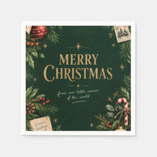 Kerstmis jaren 90, Retro familievakantie Servet