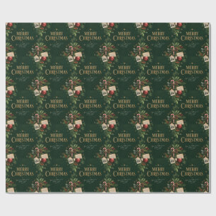 Kerstmis jaren 90, Retro gezinsvakantie Cadeaupapier