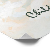 Kerstmis Jenny Nyström doormaakt door de sneeuw Poster (Hoek)