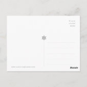 Kerstmis Jenny Nyström Laat het sneeuwscooter Cr01 Briefkaart (Achterkant)