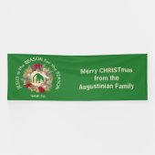 Kerstmis JESUS IS DE REDEN Spandoek (Horizontaal)