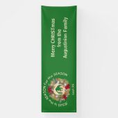 Kerstmis JESUS IS DE REDEN Spandoek (Verticaal)