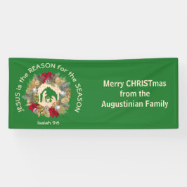 Kerstmis JESUS IS DE REDEN Spandoek