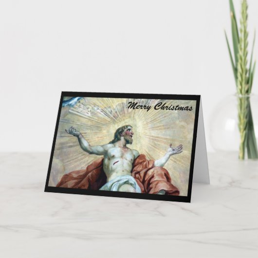 Kerstmis Jezus Feestdagen Kaart (Voorkant)