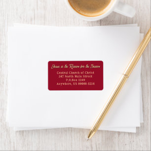 Kerstmis Jezus is de Rede Etiket
